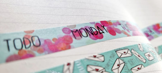 WASHI TAPE - days of the week in English + to do