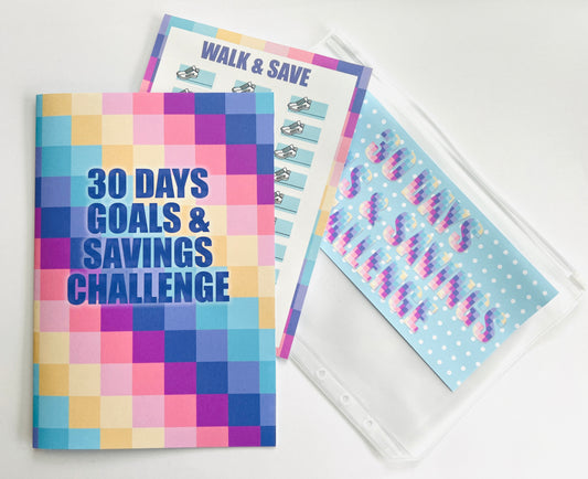 30 DAYS GOALS & SAVINGS CHALLENGE KIT