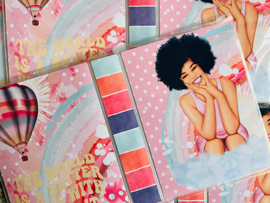 THE WORLD IS A BETTER PLACE sticker album