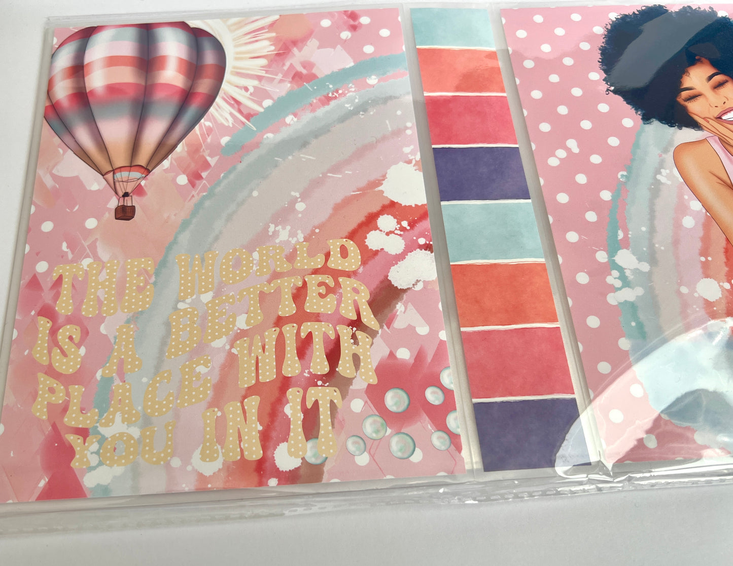 THE WORLD IS A BETTER PLACE sticker album