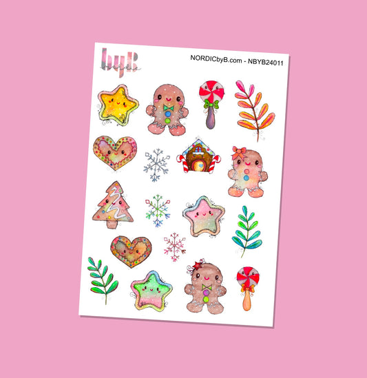 Christmas Cookies Sticker Sheet