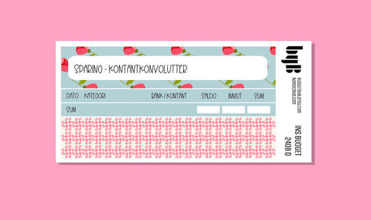 2408 D) SPARING BANK/KONTANT