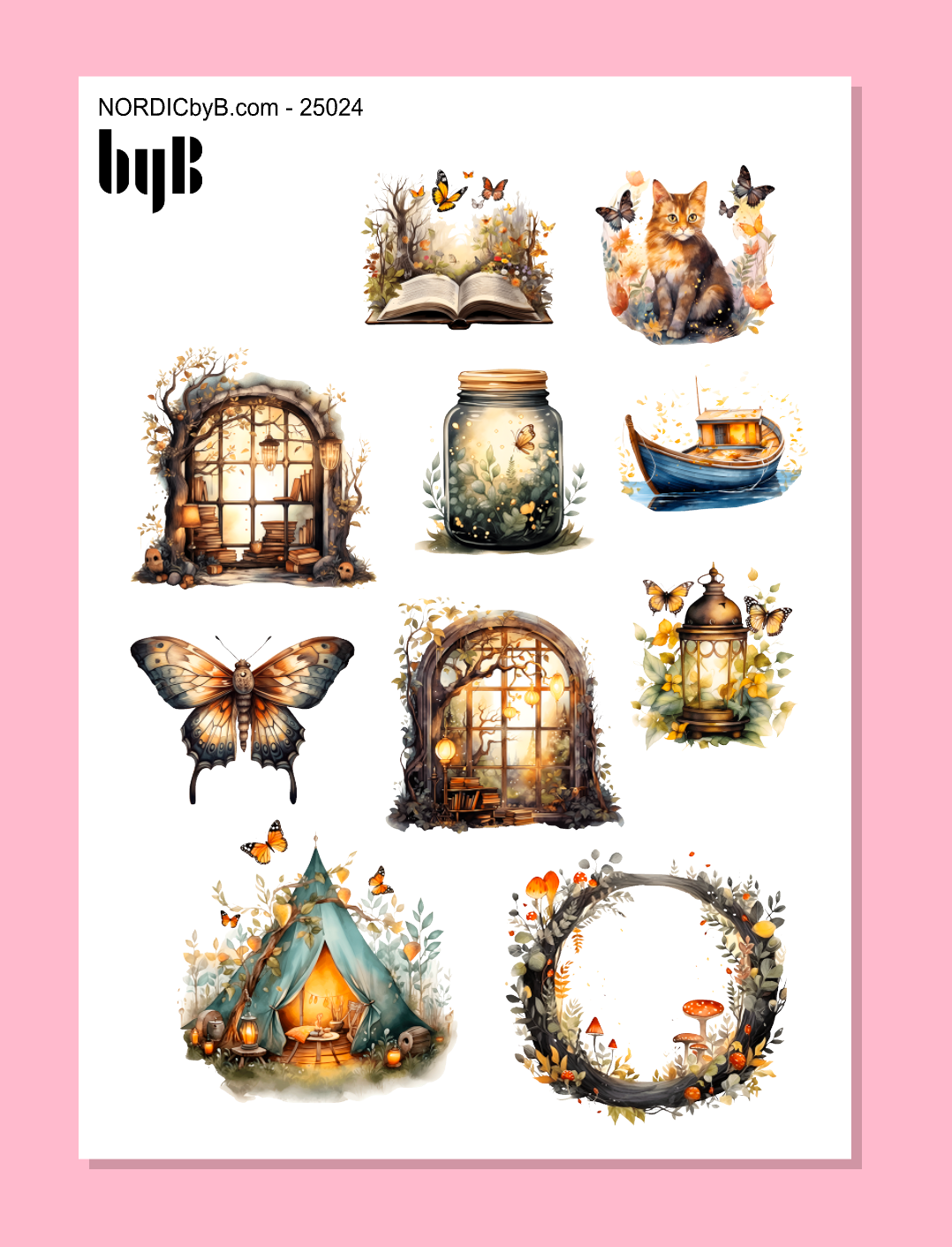 ENCHANTED Sticker Sheet