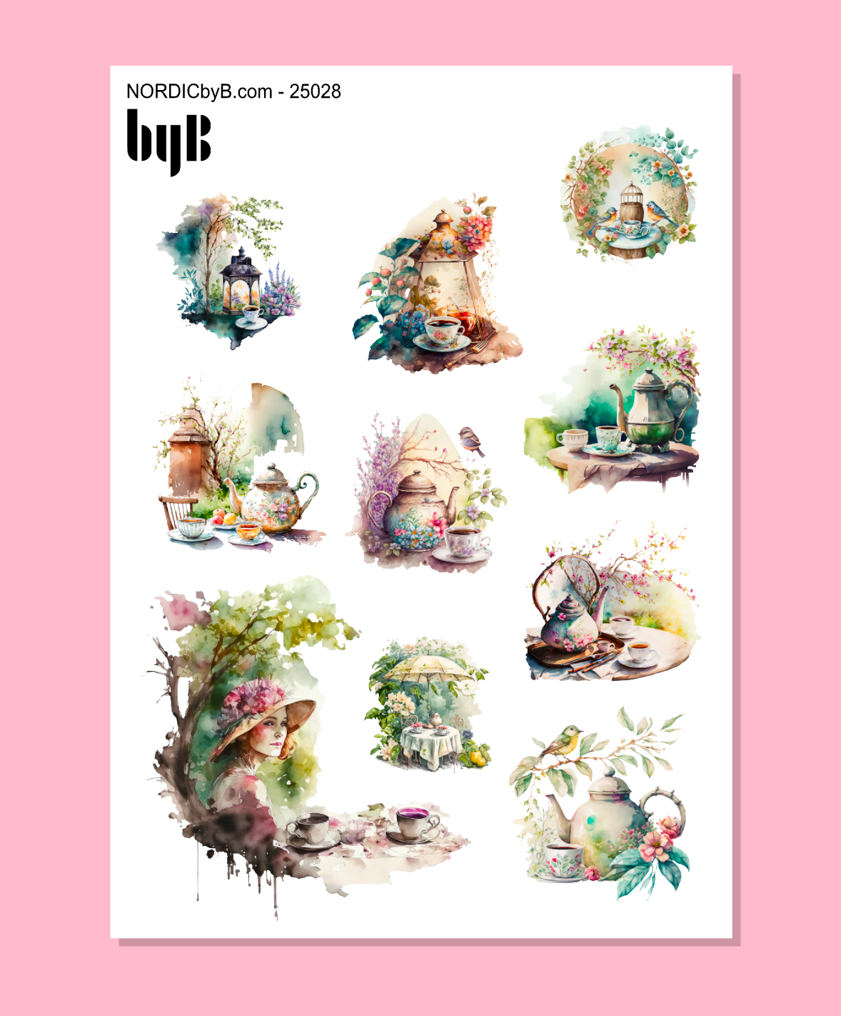 TEA PARTY Sticker Sheet