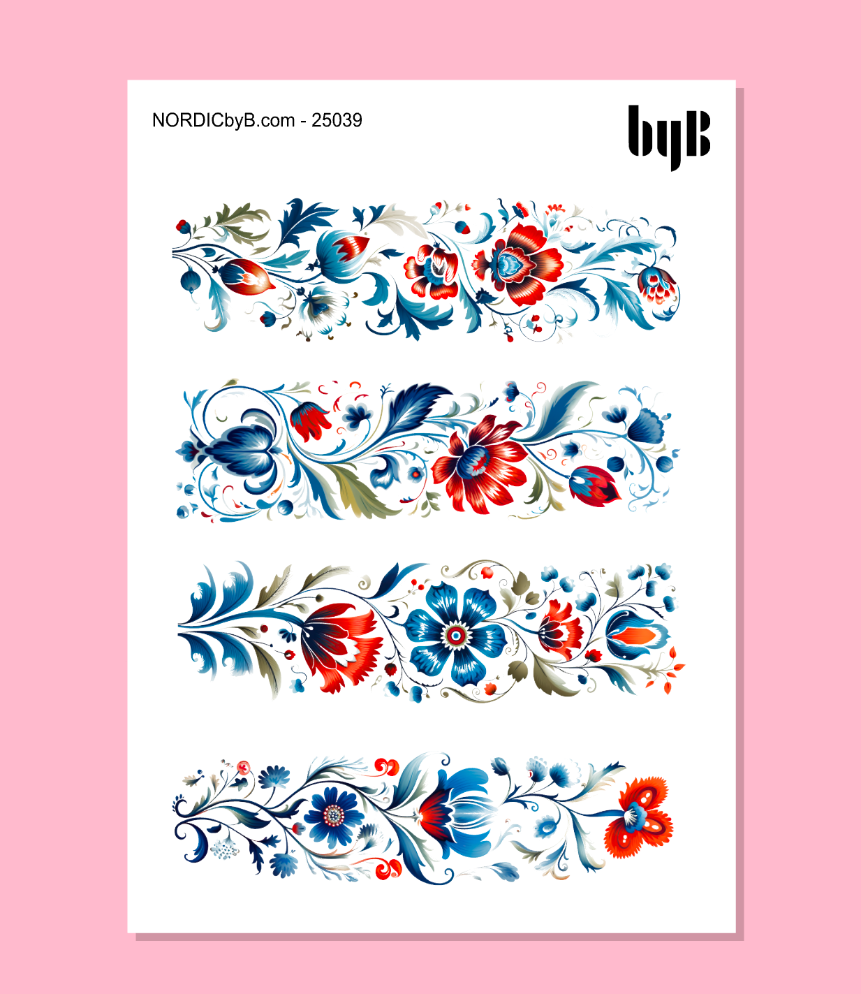 Norwegian Ornament 1 Sticker Sheet