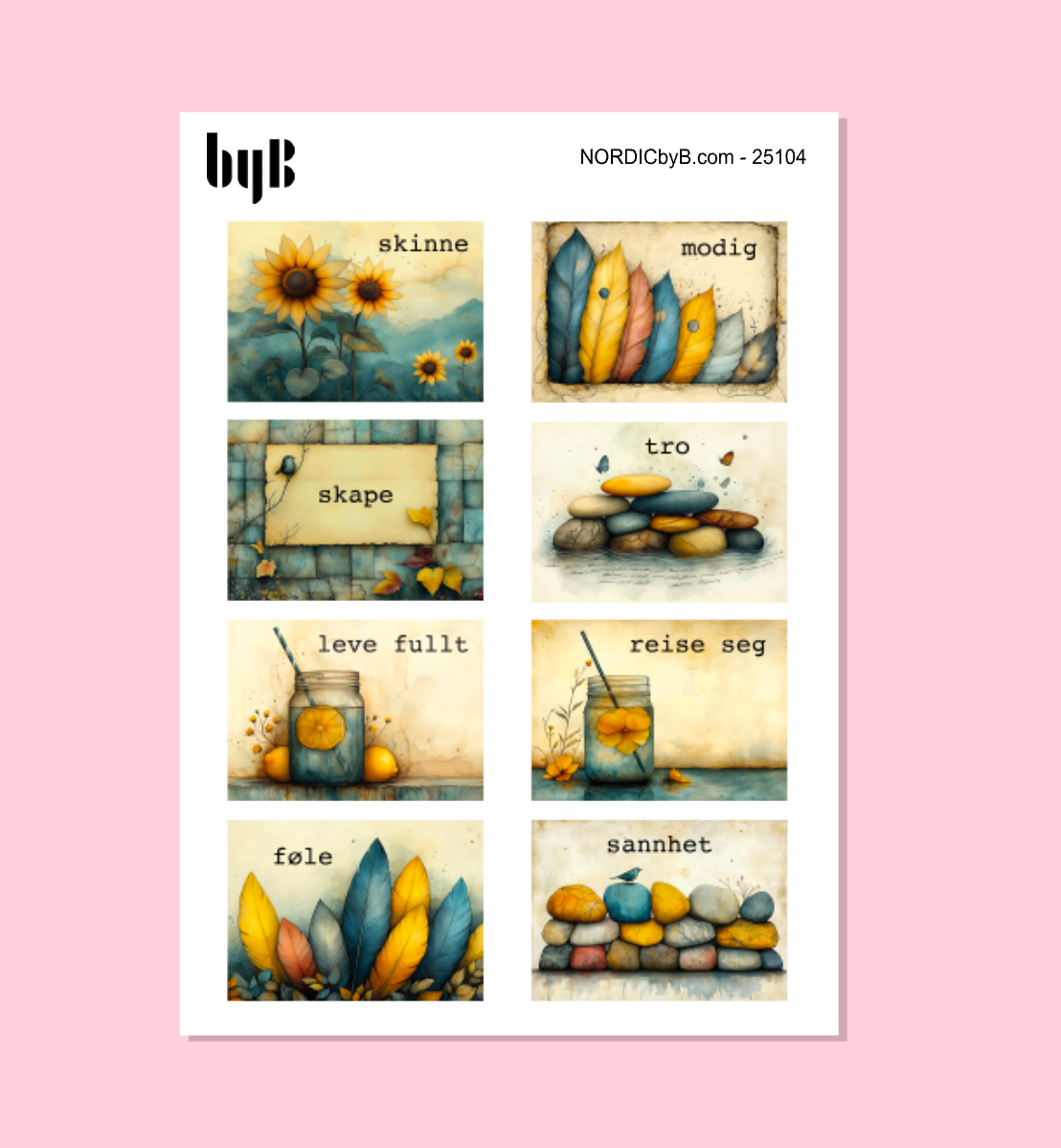 ORD FOR DAGEN Sticker Sheet