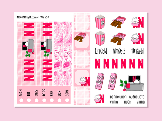 2557 Tusse Netflix Hobonichi Weeks MiniKit