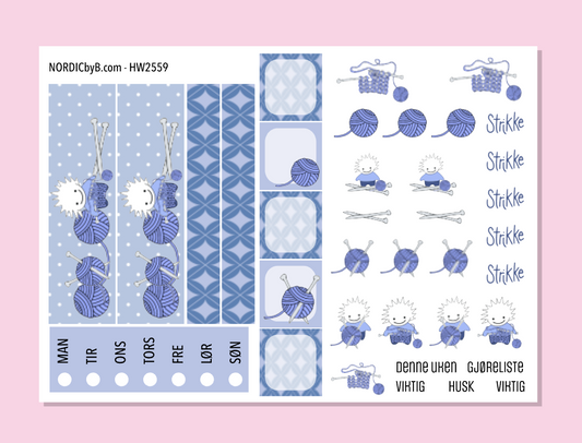 2559 Tusse Strikke Hobonichi Weeks MiniKit