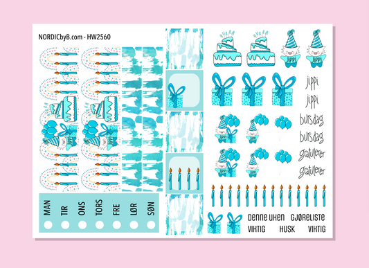 2560 Tusse Bursdag Hobonichi Weeks MiniKit