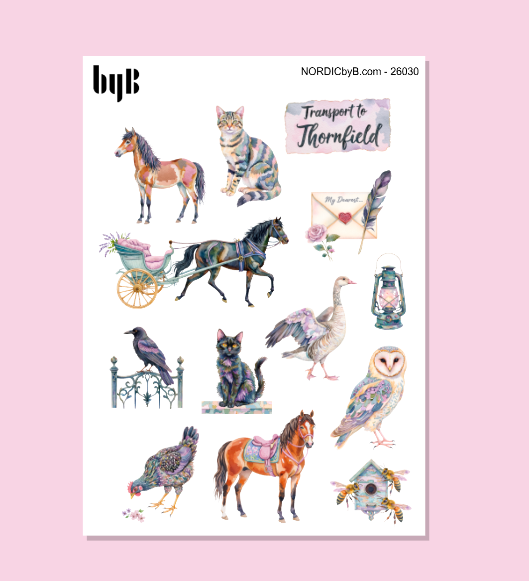 Regency Stickers - Sticker Sheet