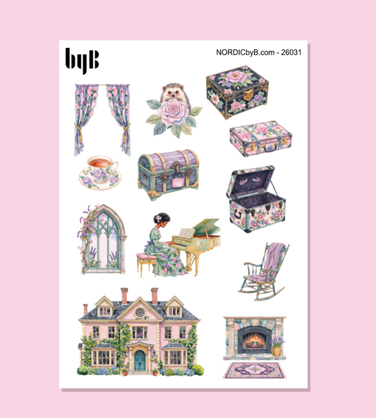 Regency Stickers - Sticker Sheet