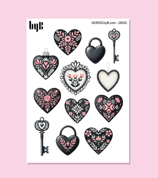HeartArt Stickers - Sticker Sheet