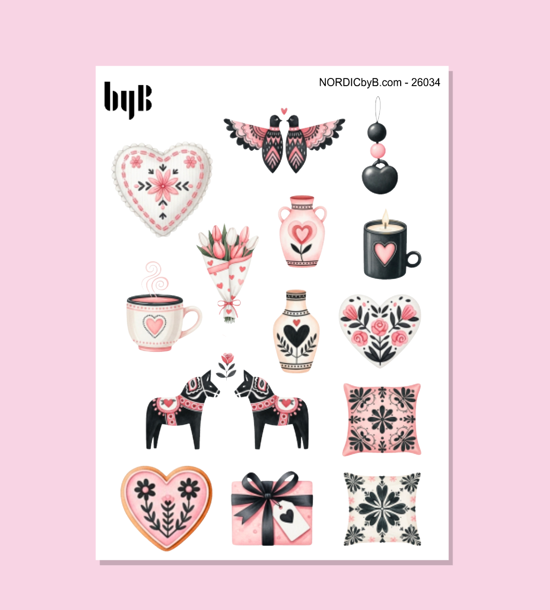 HeartArt Stickers - Sticker Sheet