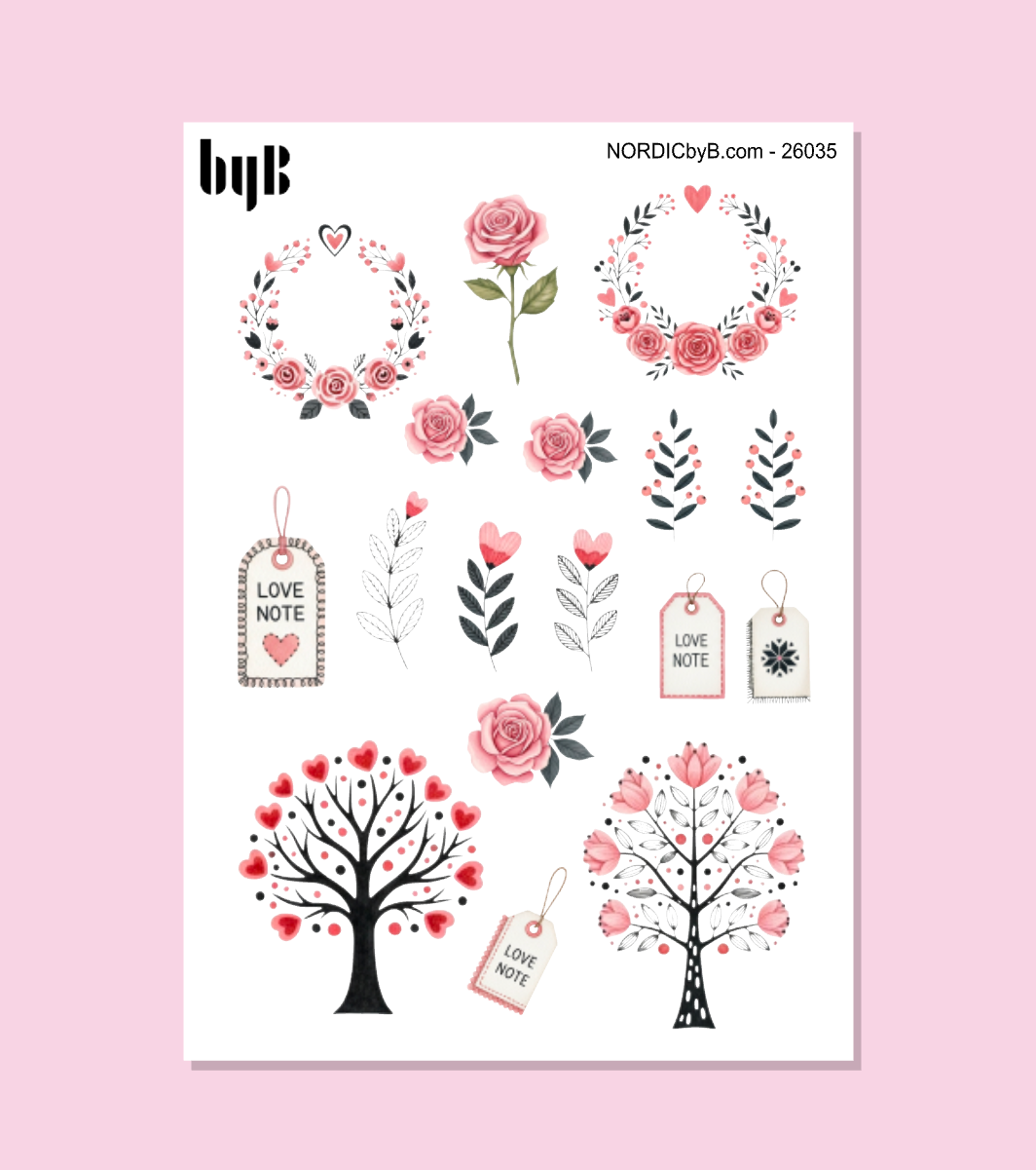 HeartArt Stickers - Sticker Sheet