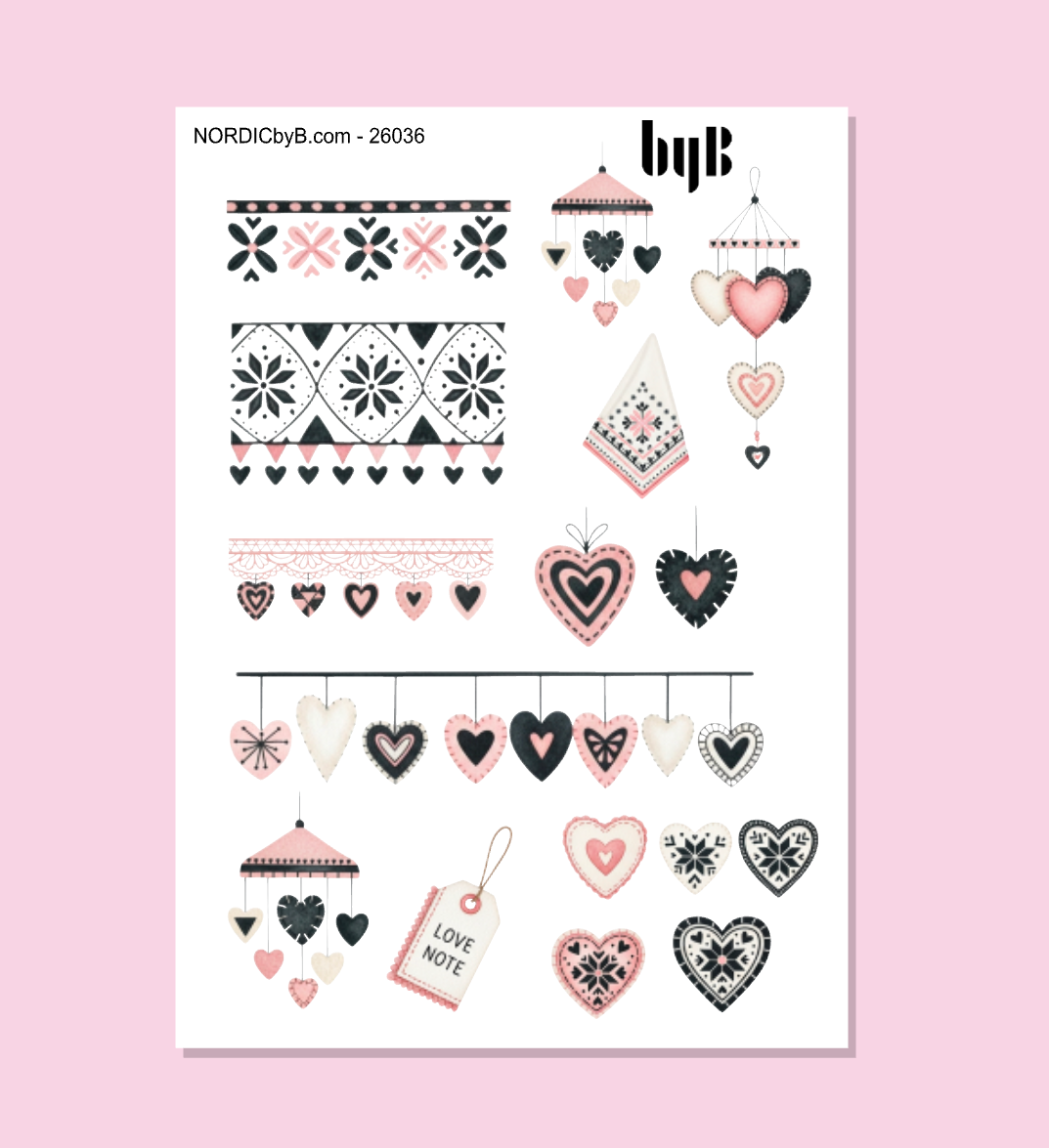 HeartArt Stickers - Sticker Sheet
