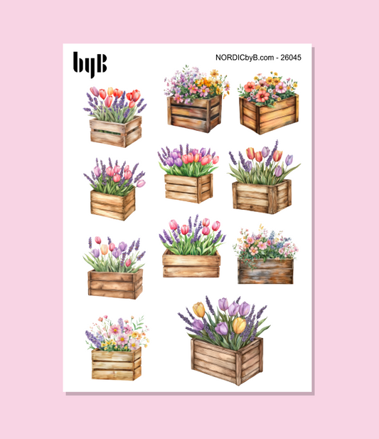 Spring Vibe Stickers - Sticker Sheet