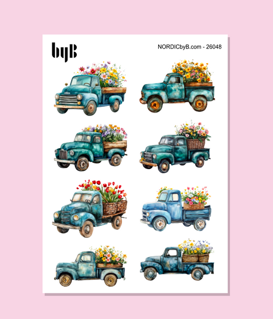 Spring Vibe Stickers - Sticker Sheet