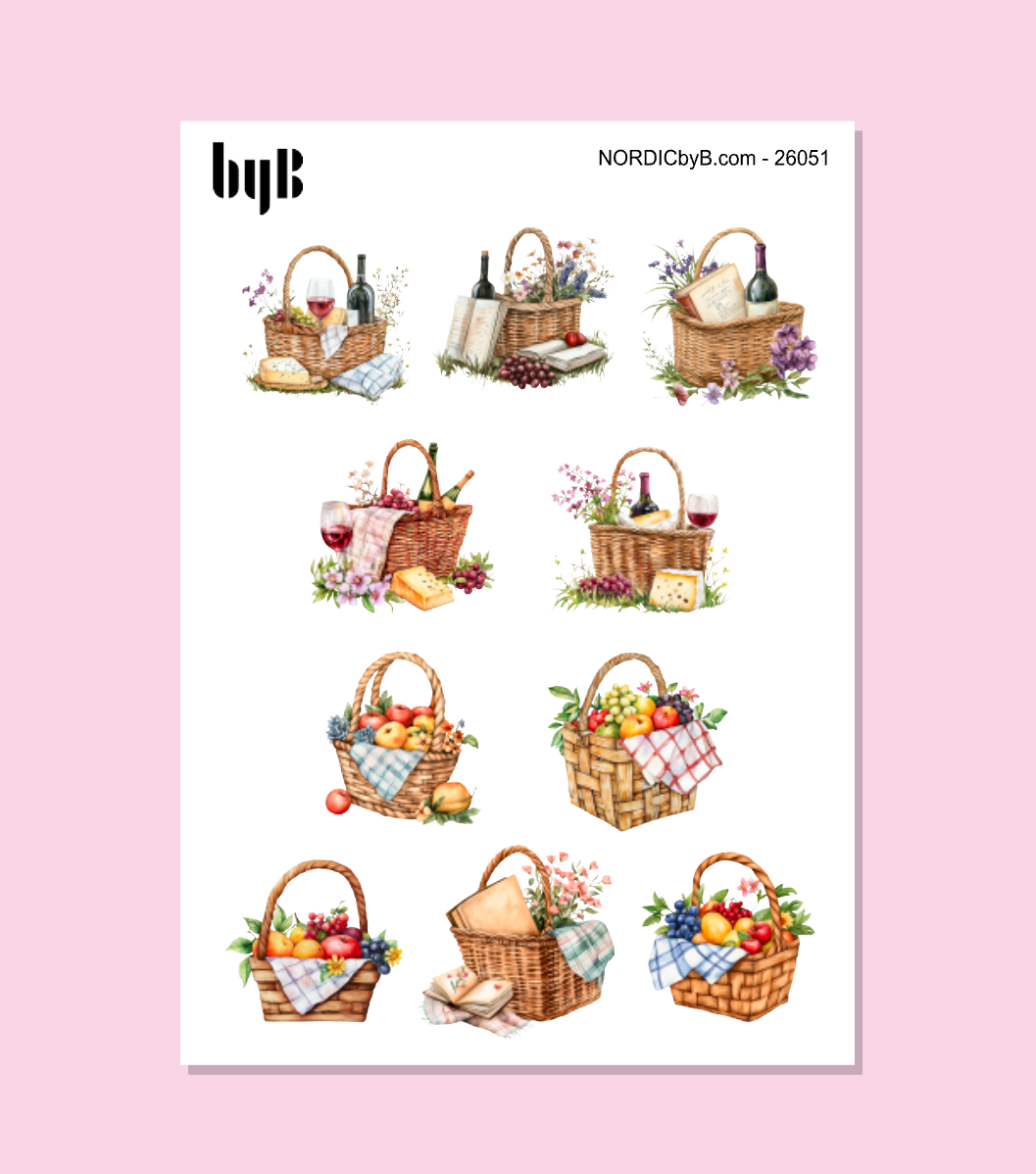 Spring Vibe Stickers - Sticker Sheet