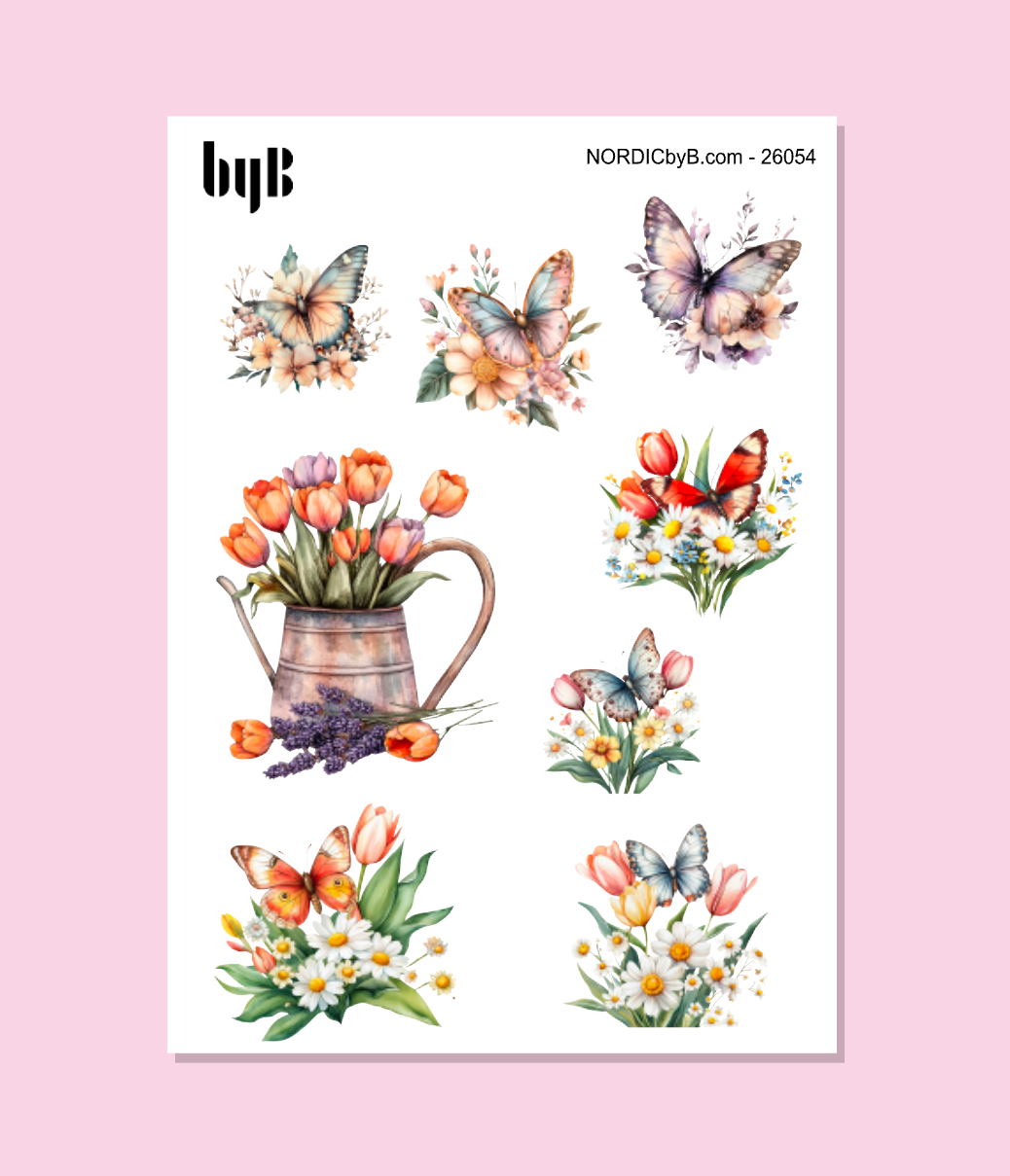 Spring Vibe Stickers - Sticker Sheet