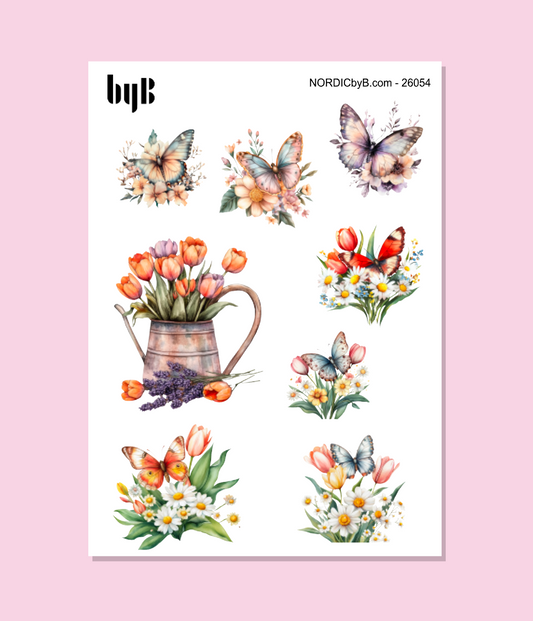 Spring Vibe Stickers - Sticker Sheet