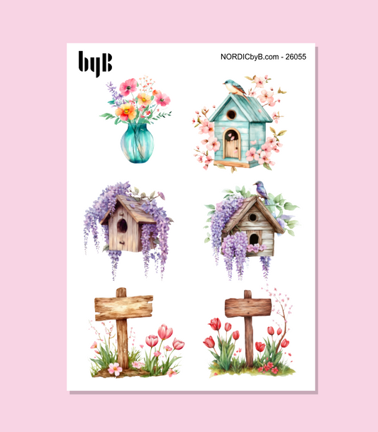 Spring Vibe Stickers - Sticker Sheet