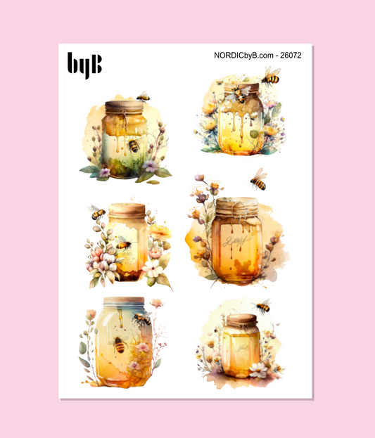 Honey Bliss - Sticker Sheet