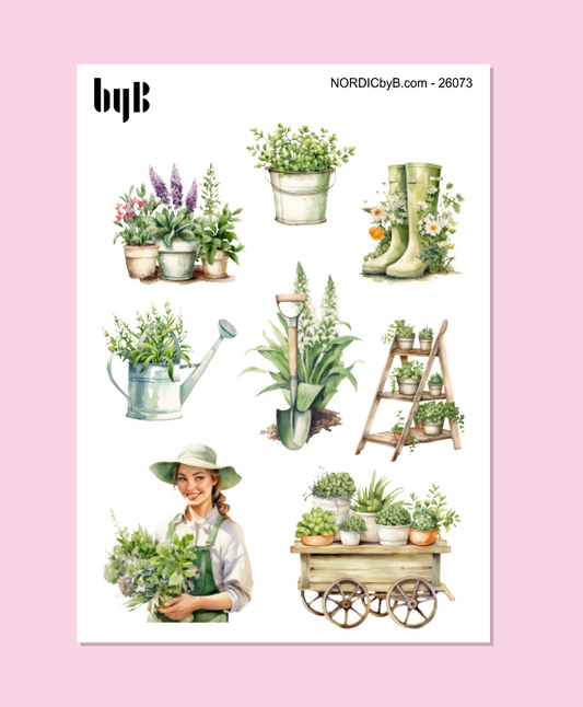 Green Garden - Sticker Sheet