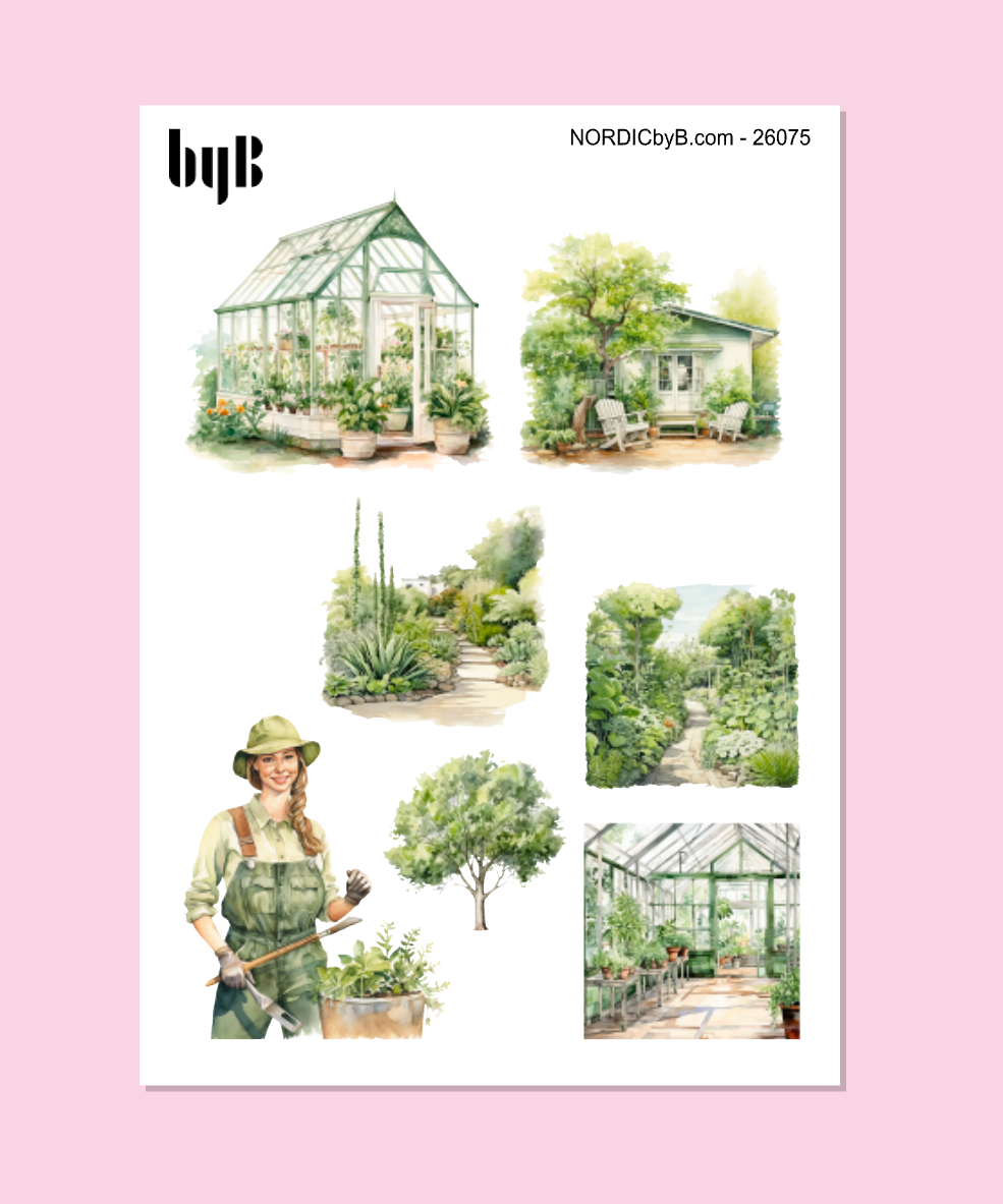 Green Garden - Sticker Sheet