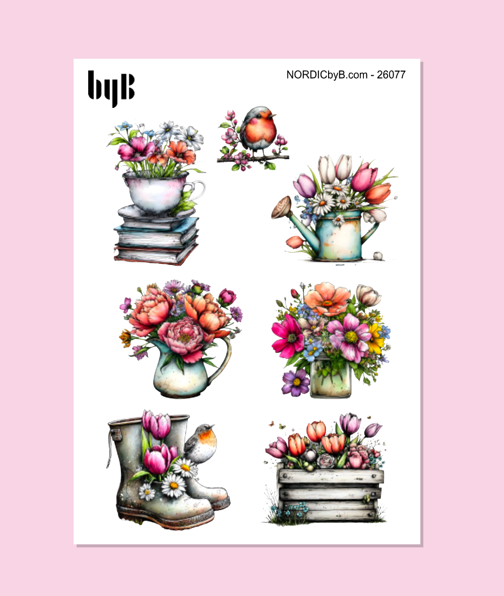 Vibrant Spring - Sticker Sheet