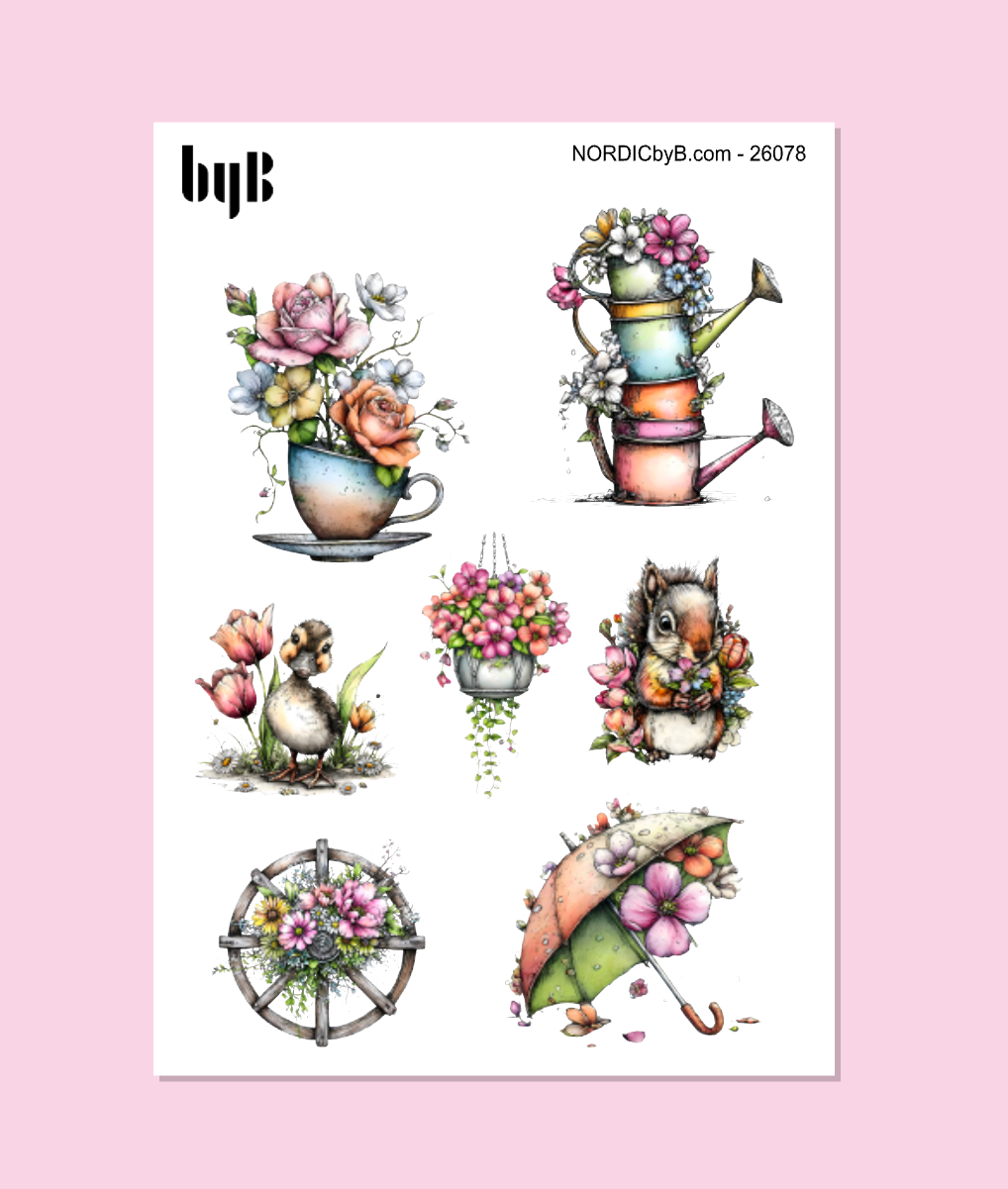 Vibrant Spring - Sticker Sheet