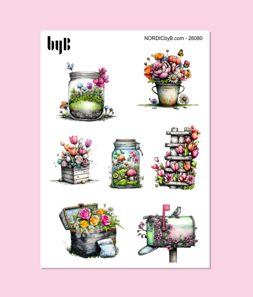 Vibrant Spring - Sticker Sheet