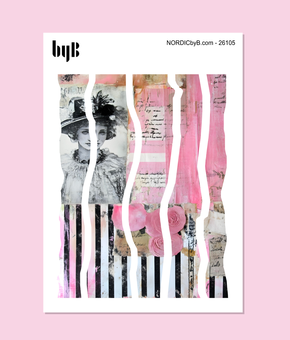 Deco Ripped Strips - Sticker Sheet