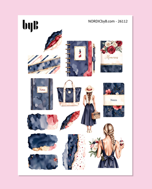 Nautical Vibe - Sticker Sheet