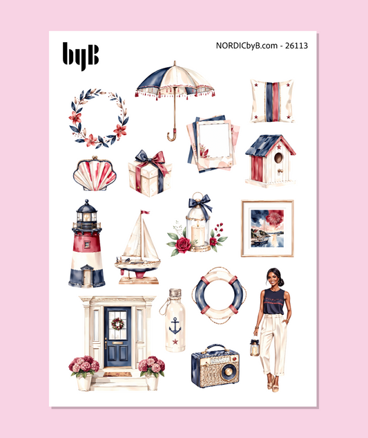 Nautical Vibe - Sticker Sheet