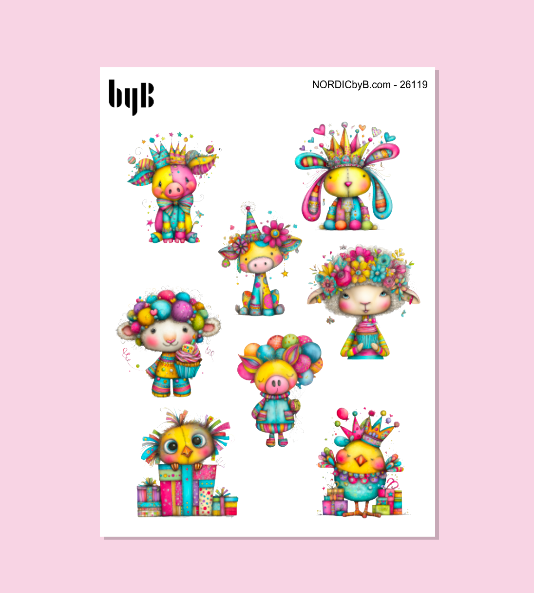 Colorful Party Stickers