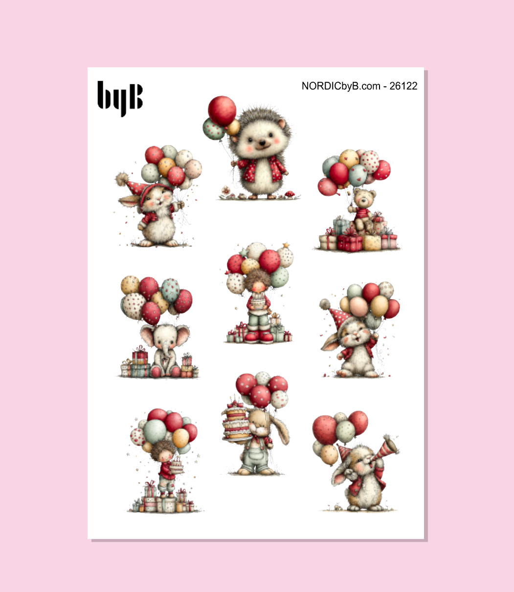 Fun Party Stickers