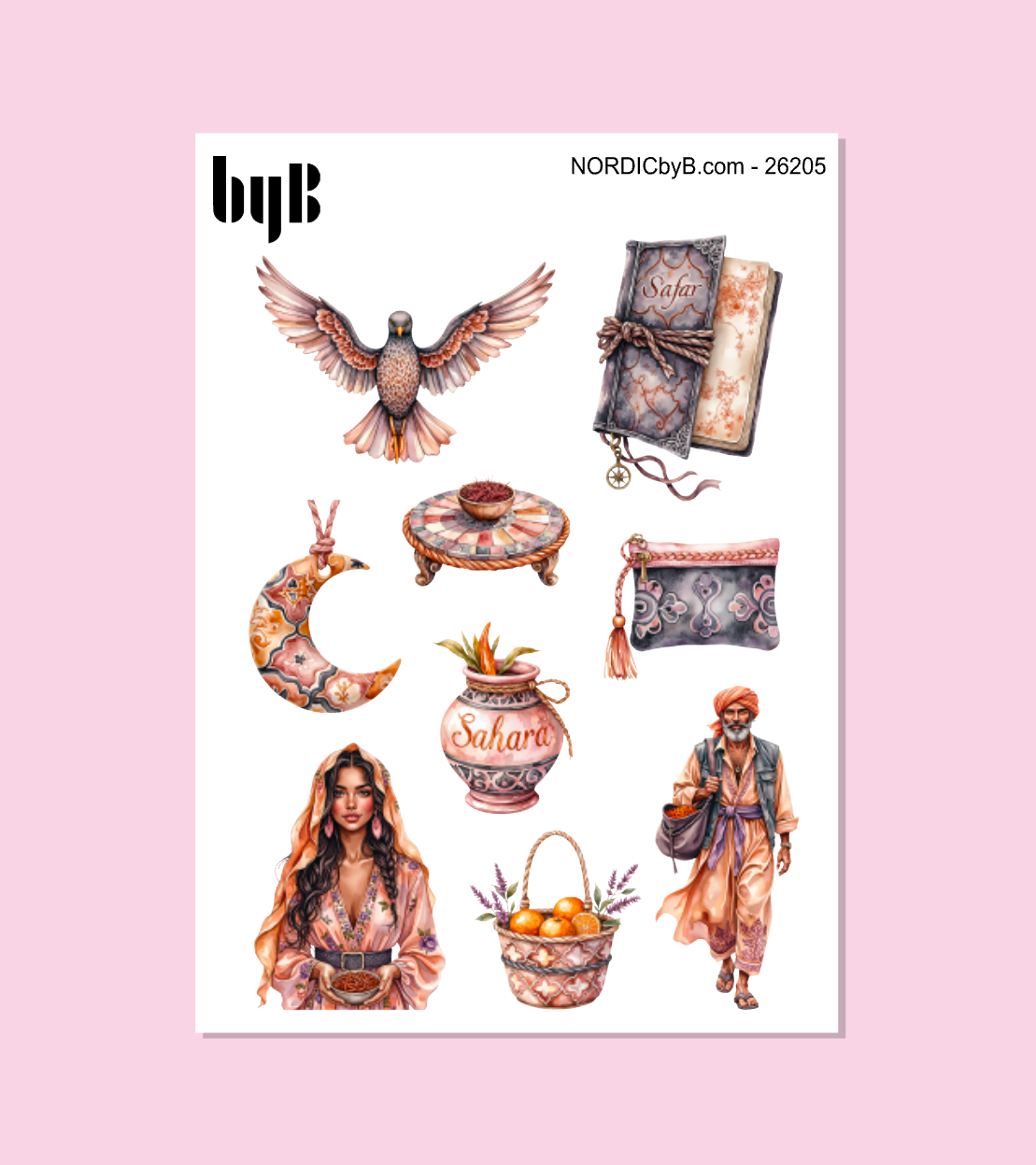 Sahara Vibe Stickers
