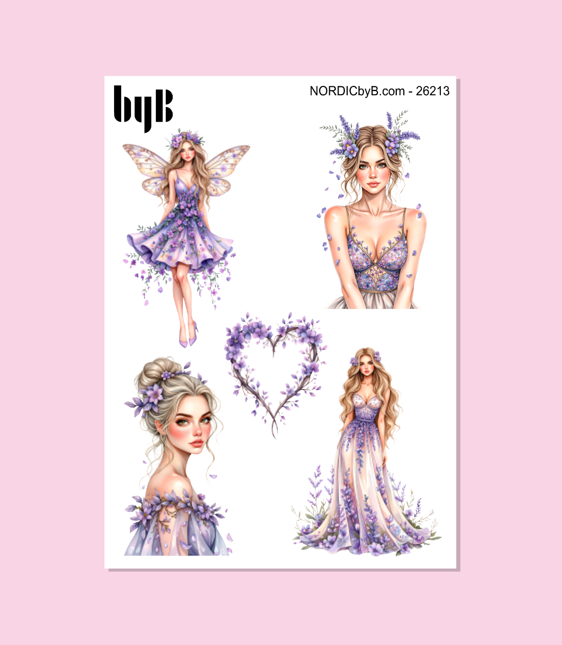 Purple Veil Stickers