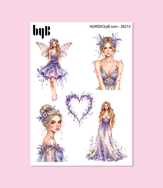 Purple Veil Stickers