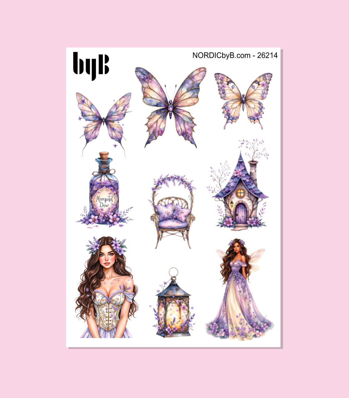 Purple Veil Stickers