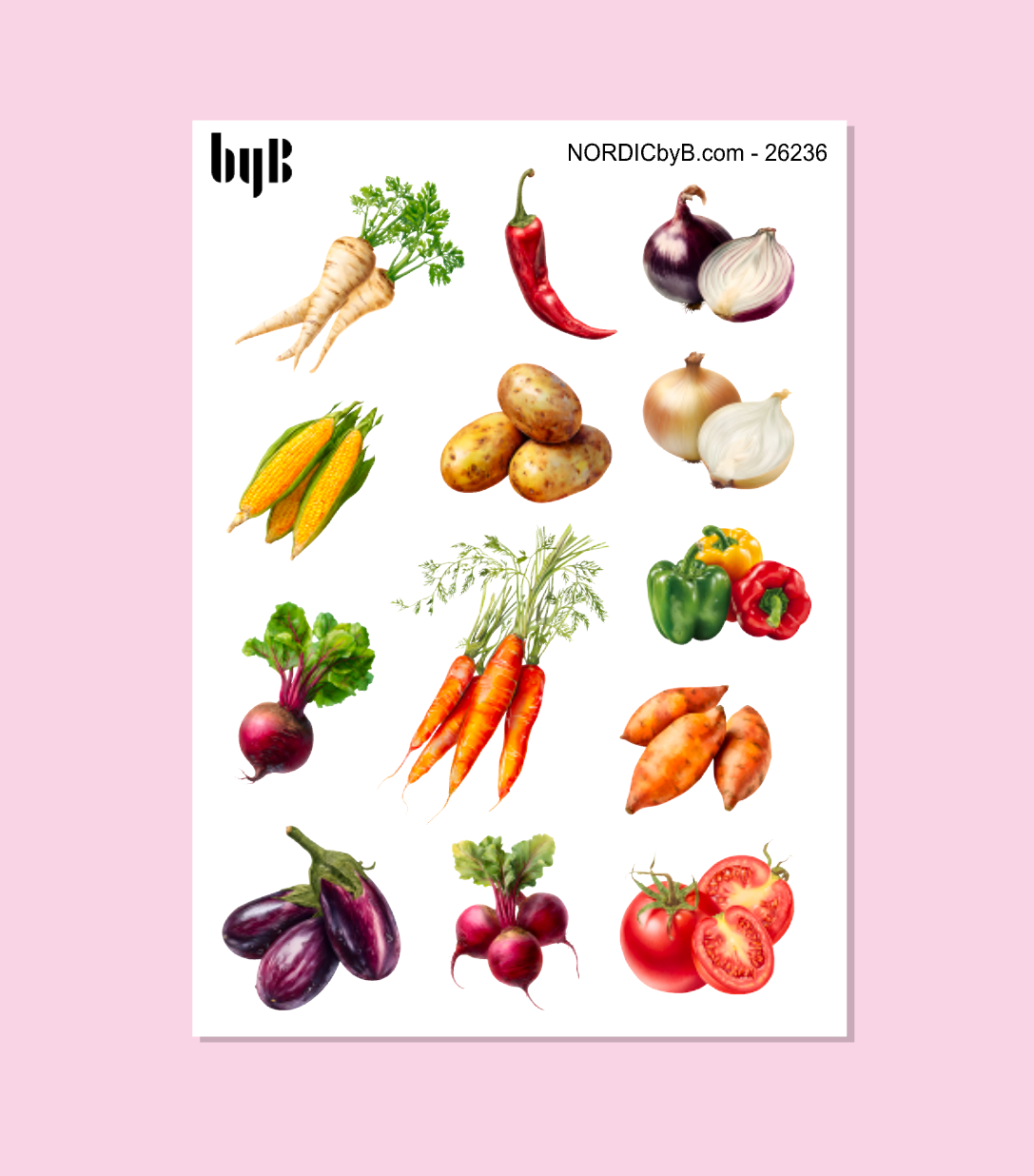 Vegetables Garden Planning Stickers