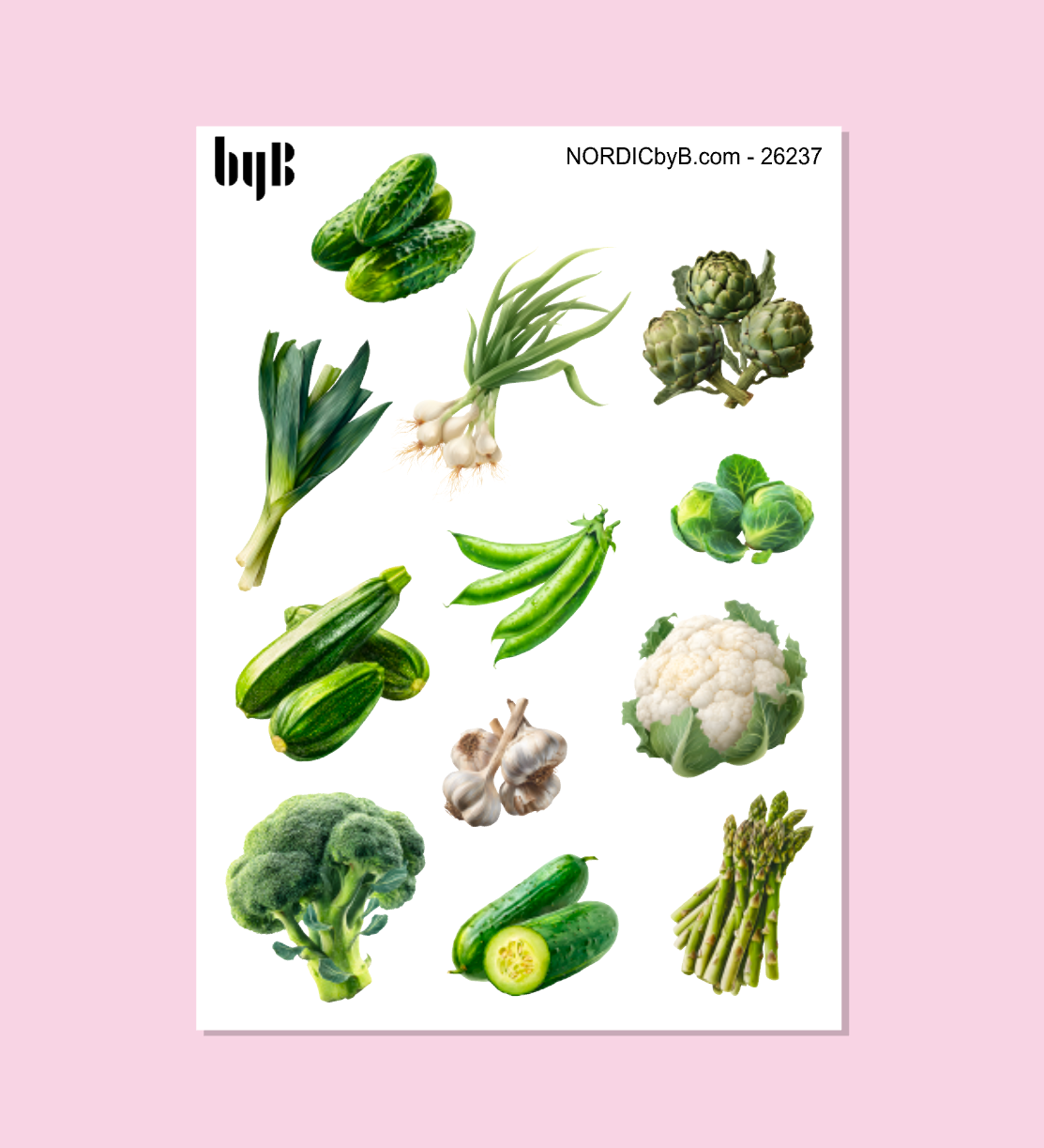 Vegetables Garden Planning Stickers