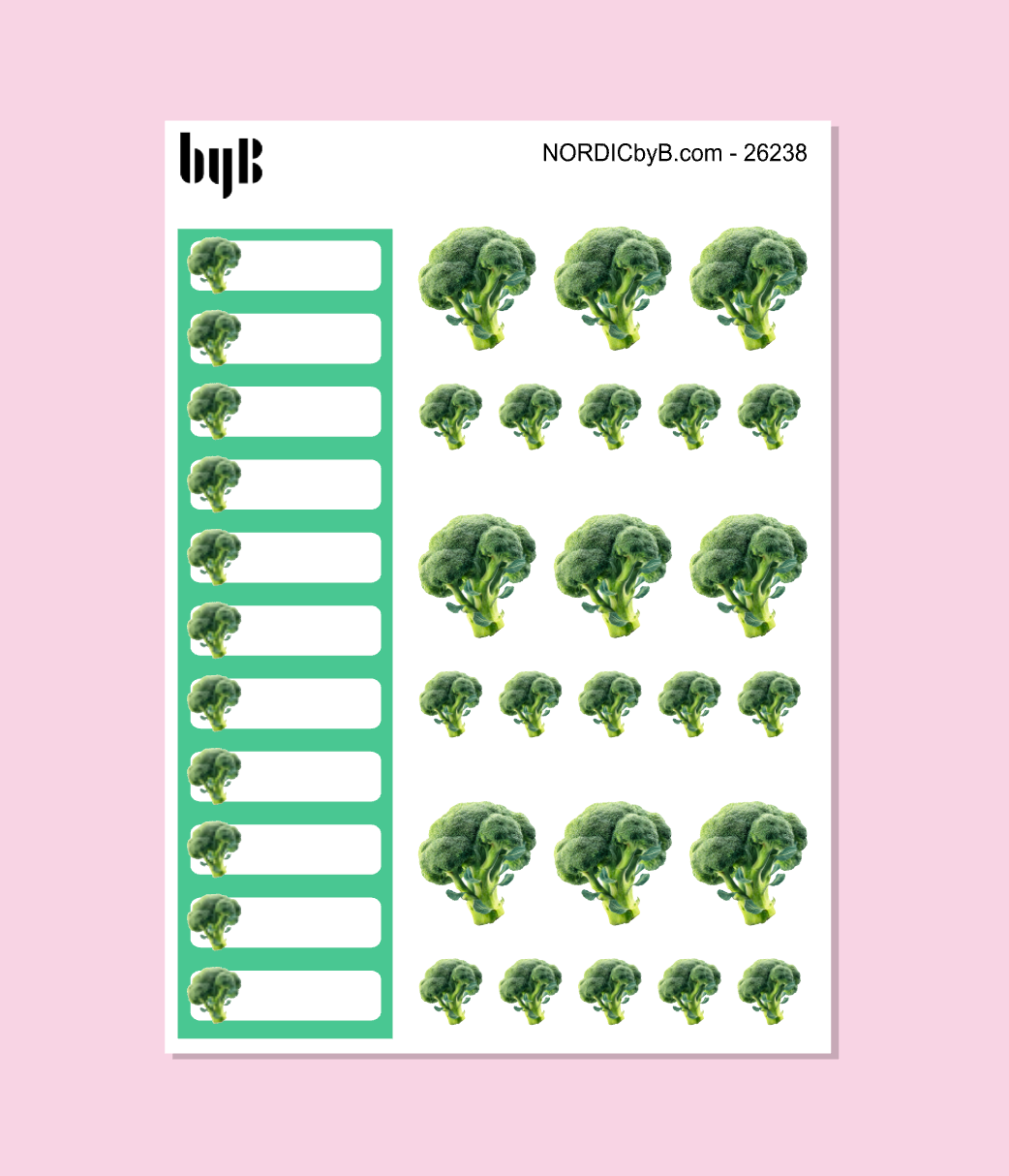 BROKKOLI Garden Planning Stickers