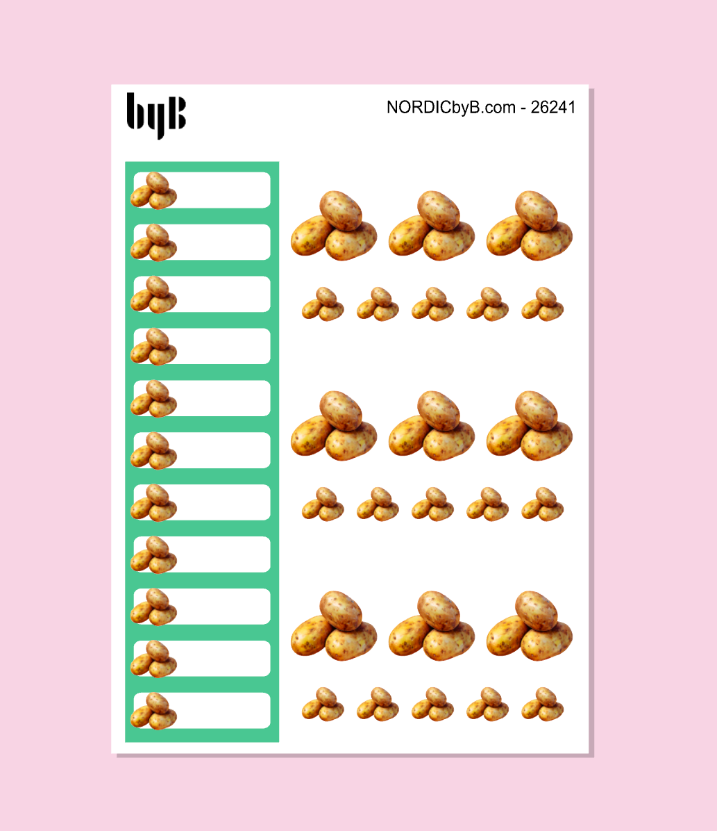 POTETER Garden Planning Stickers