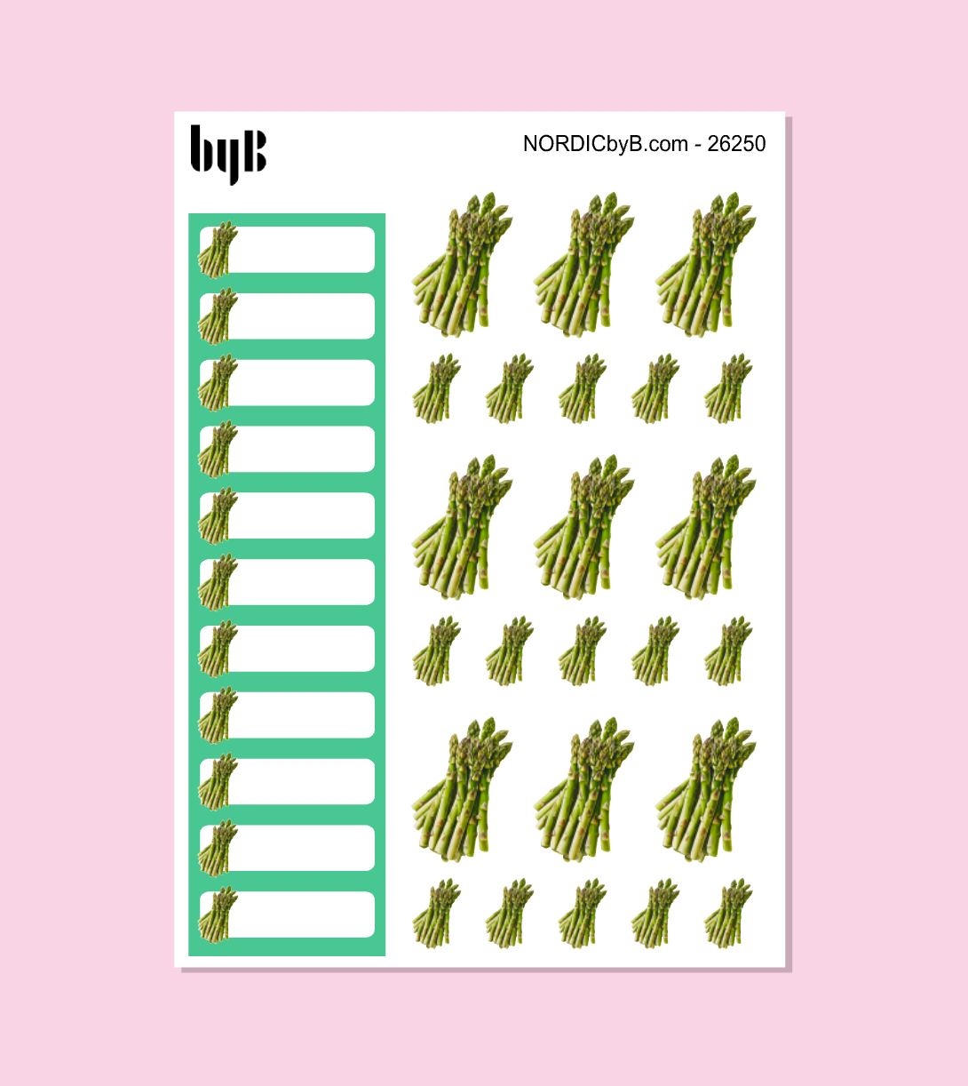 ASPARGES Garden Planning Stickers