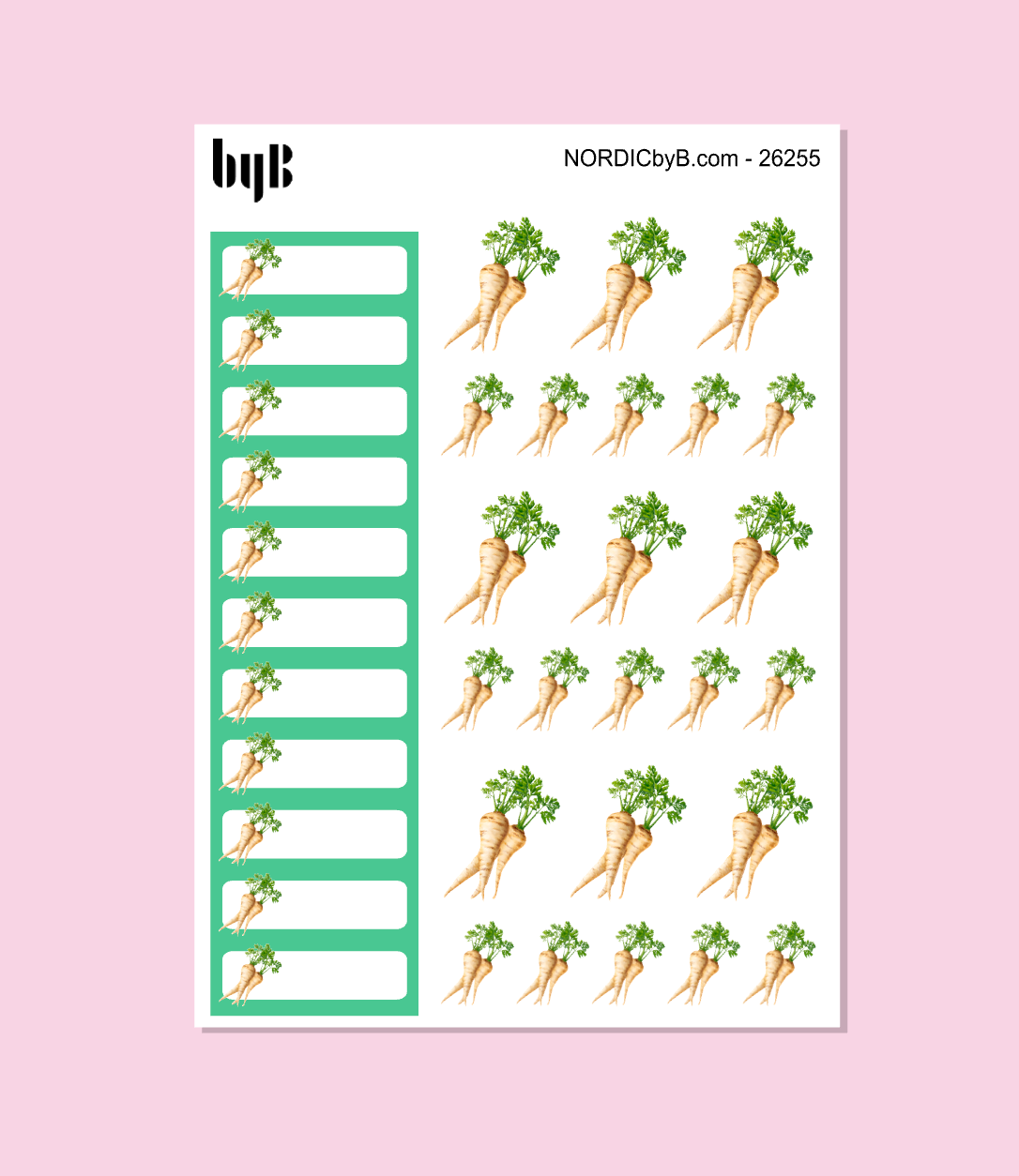 PERSILLEROT el PASTINAKK Garden Planning Stickers