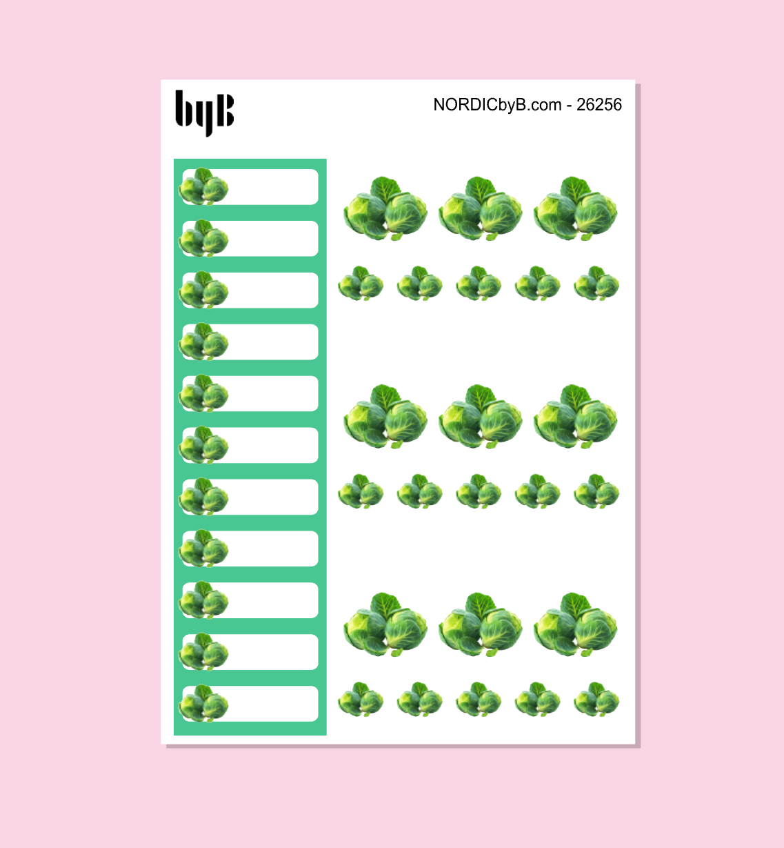 ROSENKÅL el KÅL Garden Planning Stickers