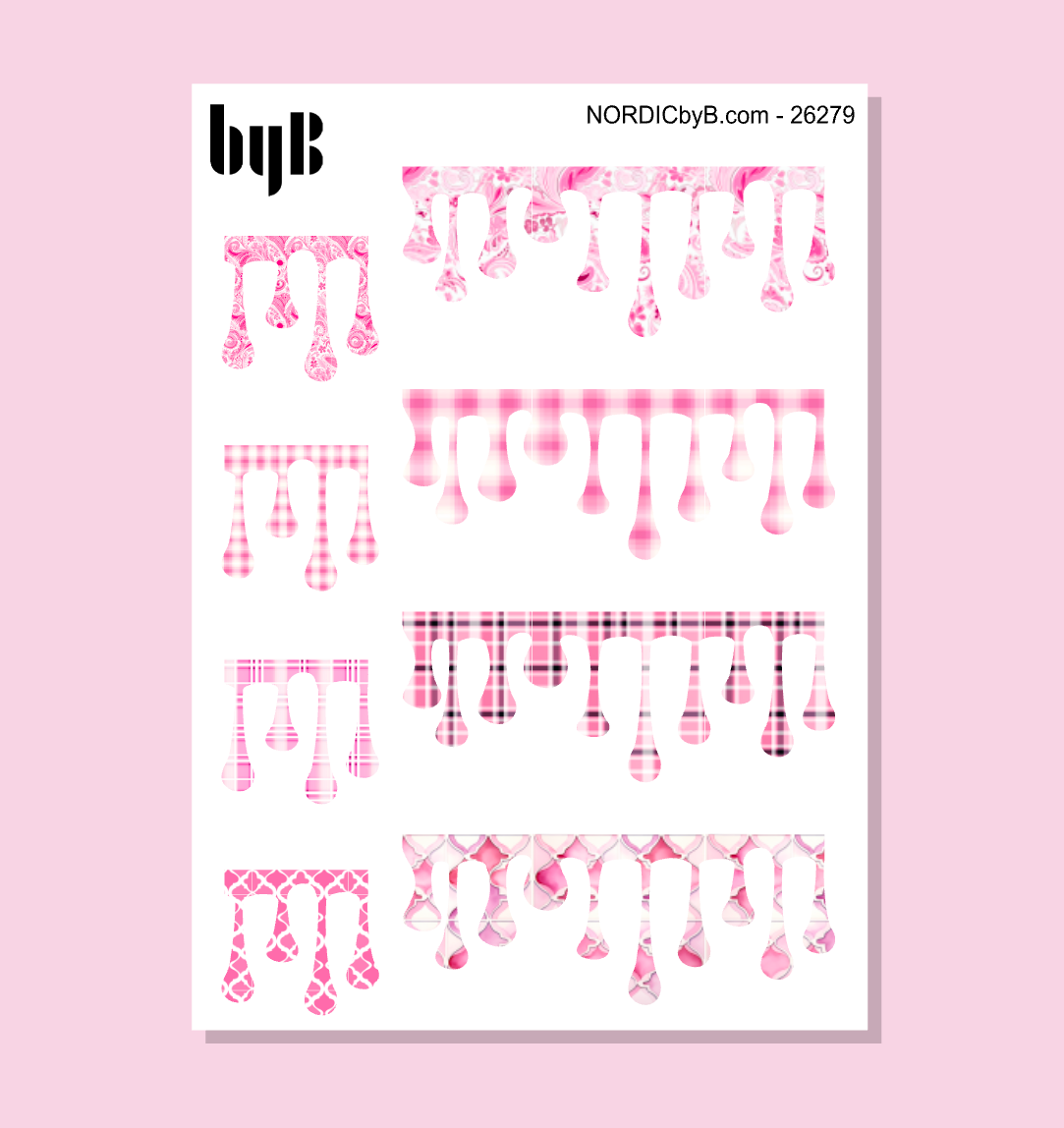 Colorful Drips Washi Stickers