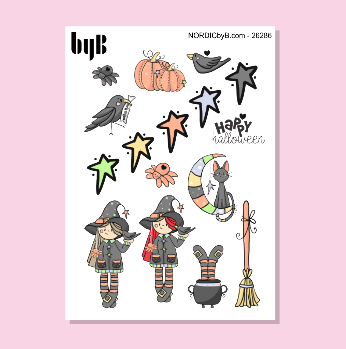 Halloween Cartoonish Stickers