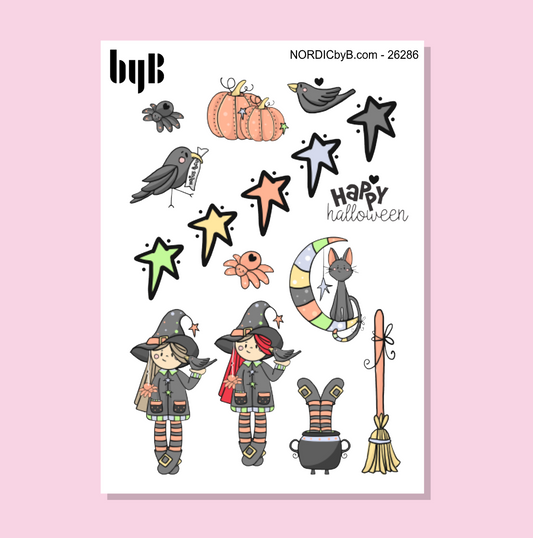 Halloween Cartoonish Stickers